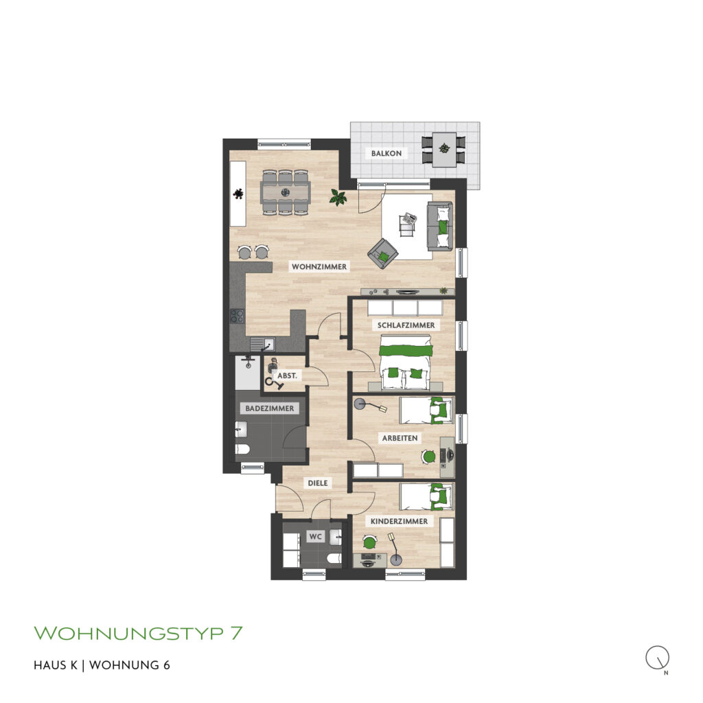 Kampus Karree Ii Haus K Whg6