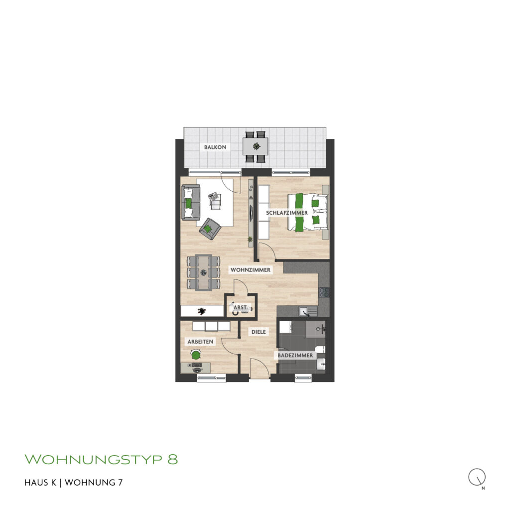 Kampus Karree Ii Haus K Whg4