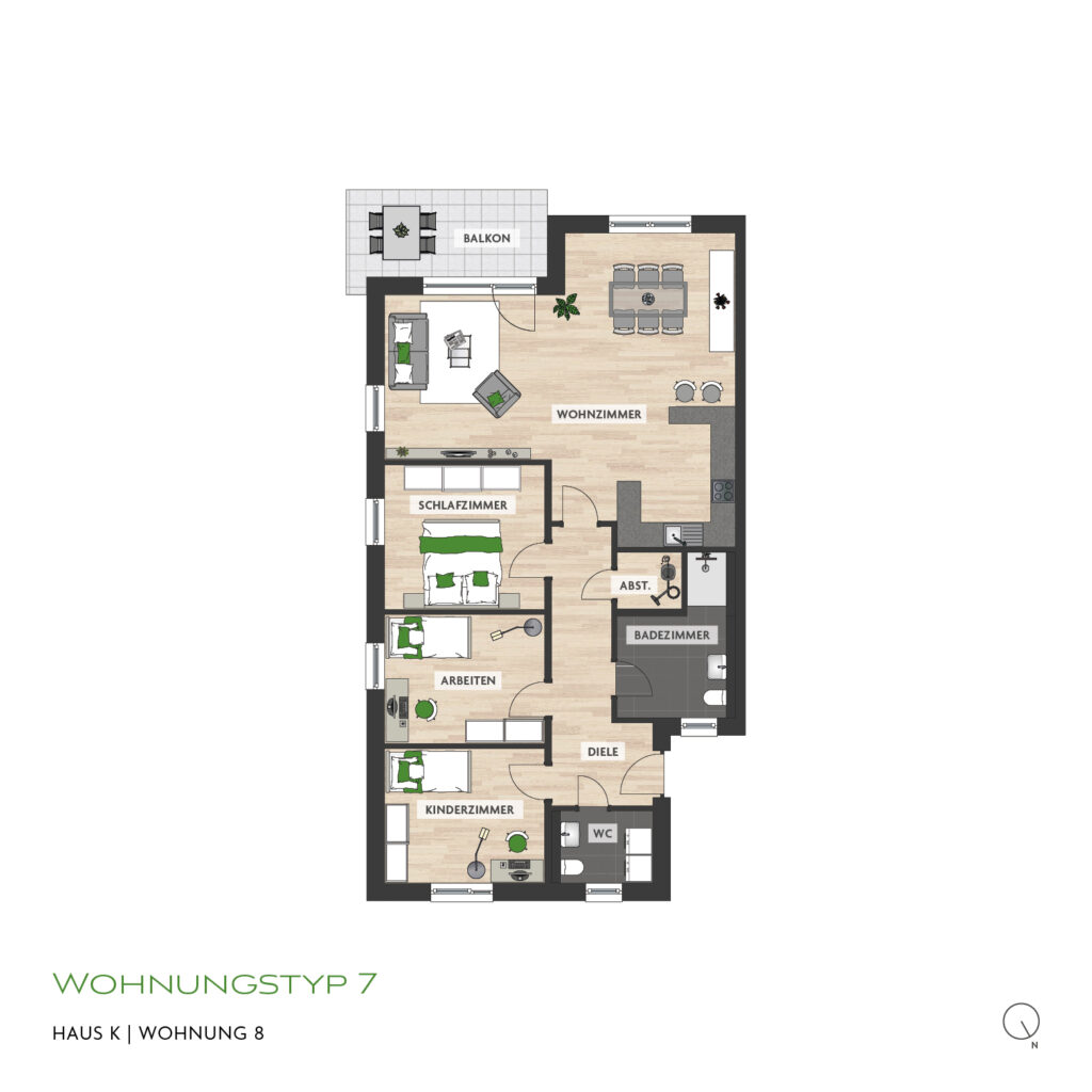 Kampus Karree Ii Haus K Whg8
