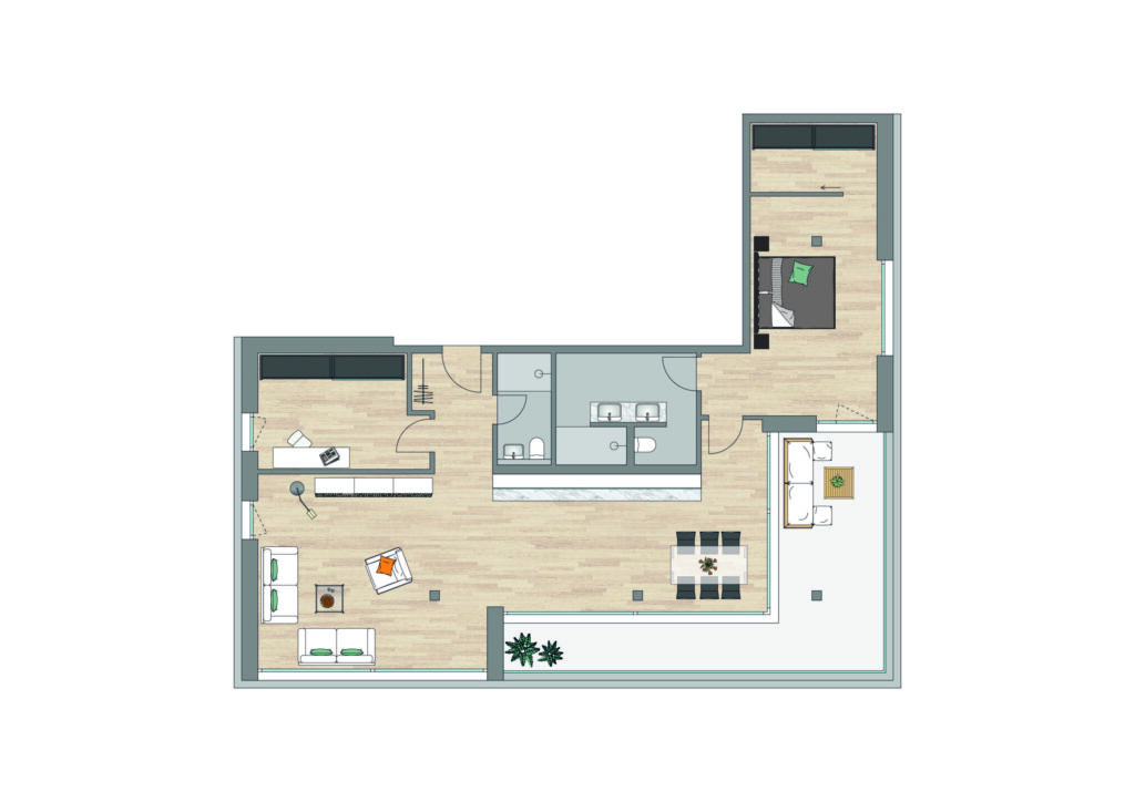 Upper West Grundriss 1